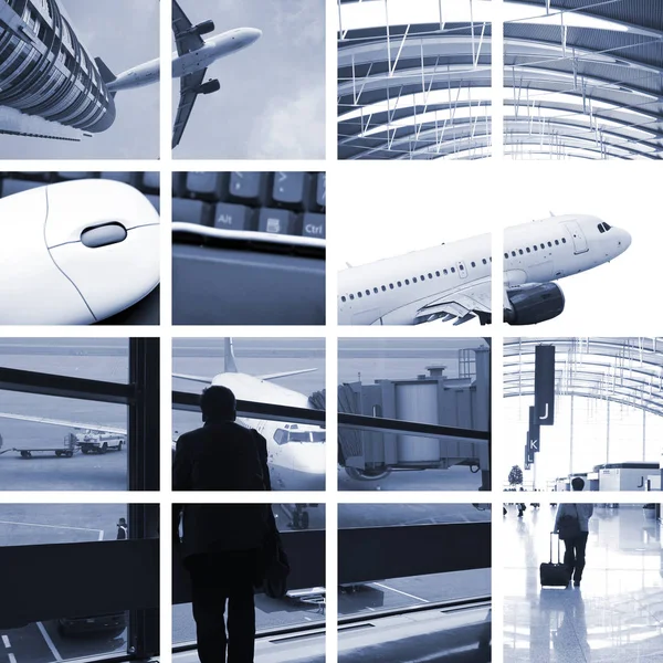 Transport Concept Scene Airport — Stock Photo, Image