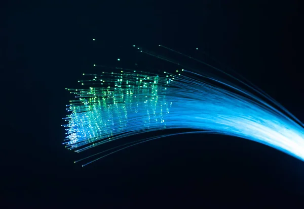 Fiber Optik Şebeke Hattı Kablosu Arka Plan — Stok fotoğraf