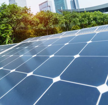 güneş paneli bitki kentsel peyzaj tarihi yerler, ekolojik enerji yenilenebilir kavramı ile.