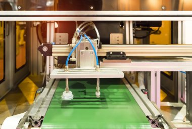 Endüstriyel makinede robotik pnömatik piston emici ünitesi, otomasyon sıkıştırılmış hava fabrikası üretimi