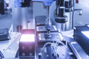 Robot vizyon sensör kamera sistemi telefon intellegence fabrikasında