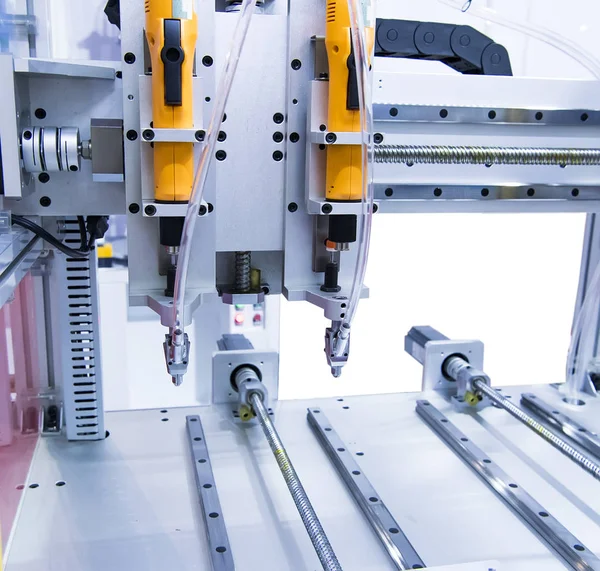 Робот Свердлильний Верстат Мобільному Промисловому Заводі — стокове фото