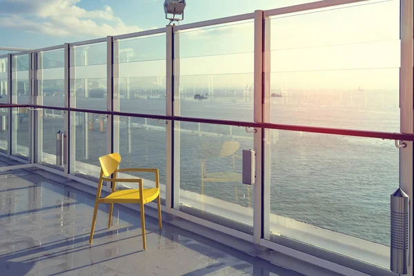 Yolcu gemisinden deniz manzarası