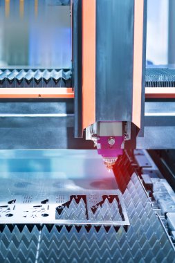 Lazer kesim metal sanayi konsepti