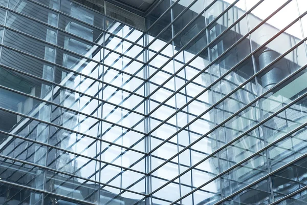 Detalles Arquitectura Edificio Moderno Fachada Vidrio Fondo Empresarial —  Fotos de Stock