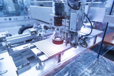 Robot vizyon sensör kamera sistemi telefon intellegence fabrikasında