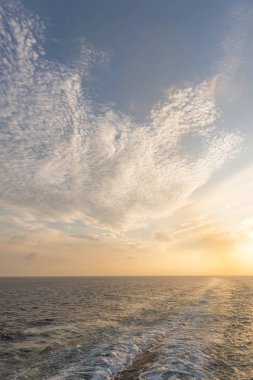 Yolcu gemisinin sebep olduğu dalga ve deniz dalgaları.