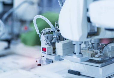 Robot sapının sapına robotik pnömatik girdi