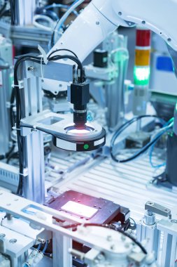 Robot vizyon sensör kamera sistemi telefon intellegence fabrikasında