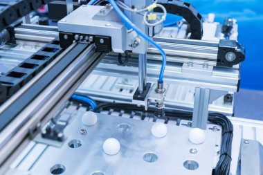 Robot sapının sapına robotik pnömatik girdi