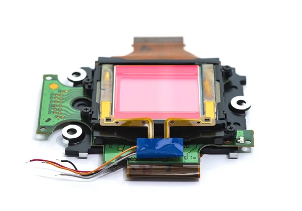 Ccd Sensorer Från Den Moderna Massa Kompakt Digital Kameran Isolerade — Stockfoto