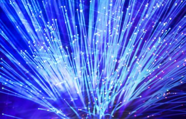 Fiber optik ışıklar soyut arkaplan