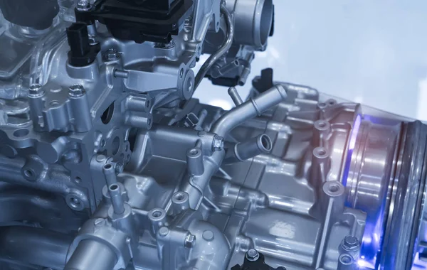 modern güçlü araba motoru bölümü