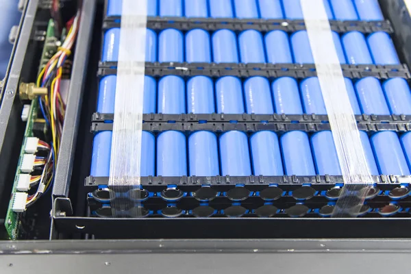 Lithium Ion Industrial High Current Batteries — Stock Photo, Image