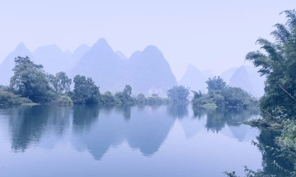Landschaft Yangshuo Guilin China — Stockfoto
