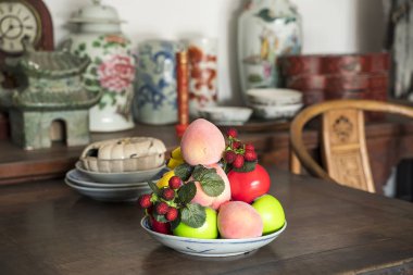 Masada klasik tarzda geleneksel Çin ayarı