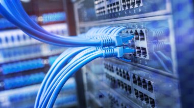 Ethernet kablosu ağ üzerinde arka plan geçer