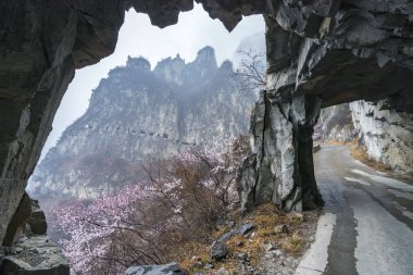 Guoliang duvar karayolu asmak, Hui ilçe, Henan eyaleti, Çin
