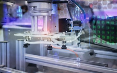 endüstriyel üretim fabrikasında otomatik takım tezgahı,Smart f