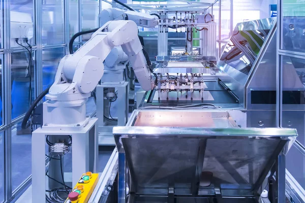 Roboter- und Automatisierungsanwendung auf automatisiertem Ro — Stockfoto