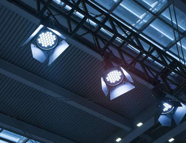 LED Light on mall roof. — Stock Photo, Image