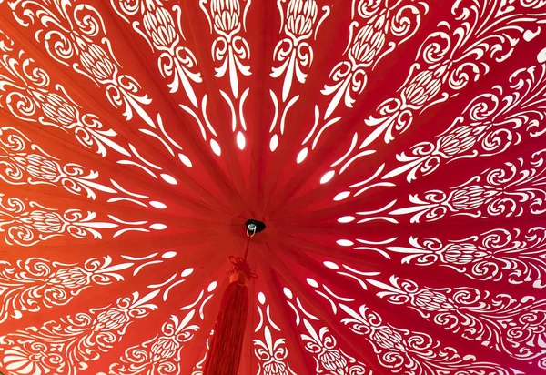 Tradition dekoration lanternor av kinesiska, ord betyder lyckönskningar en — Stockfoto