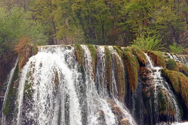 Национальный Парк Крка Водопад Реке Крка Хорватия — стоковое фото