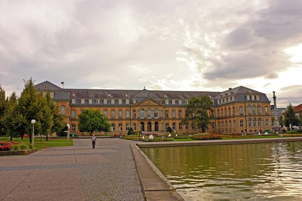 Suttgart Alemanha Setembro 2010 Novo Palácio Schlossplatz Palácio Barroco Século — Fotografia de Stock