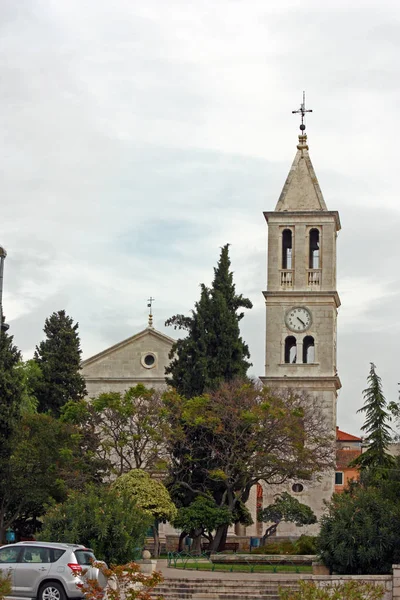 Kościół Matki Bożej Poza Miastem Położony Sibenik Chorwacja — Zdjęcie stockowe