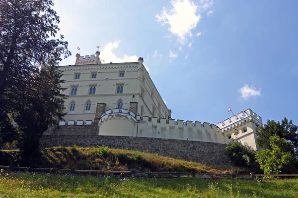 Trakoscan Château Musée Dans Nord Ouest Croatie Datant 13Ème Siècle — Photo