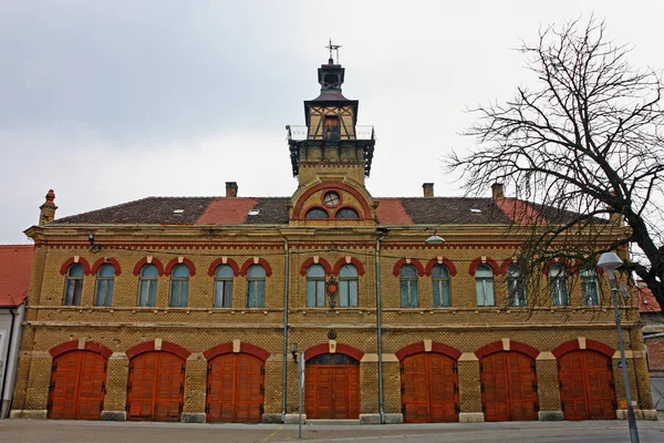 View Old Fire Station Slavonski Brod Croatia — Stock Photo, Image