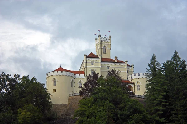 Trakošćan, zamku w Chorwacji — Zdjęcie stockowe