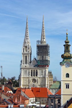 Hırvatistan 'ın Zagreb kentindeki Katedral