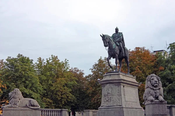 Pomnik cesarza Wilhelma i — Zdjęcie stockowe