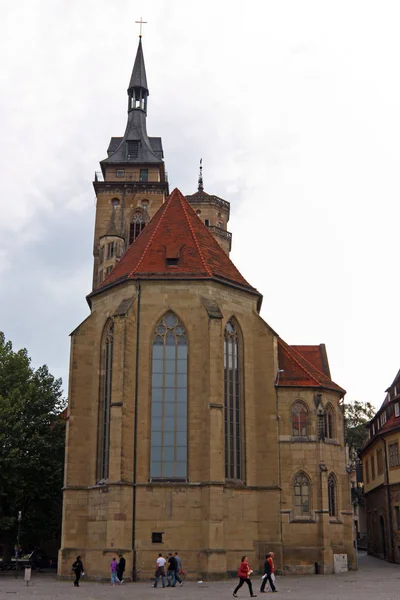 Stiftskirche church, Stuttgart — Stock Photo, Image