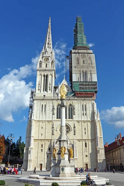 Cattedrale di Zagabria, Croazia — Foto Stock