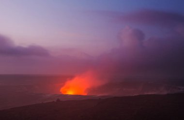 Kilauea, Hawaii büyük ada üzerinde aktif yanardağ