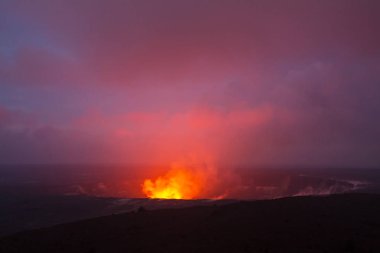 Kilauea, Hawaii büyük ada üzerinde aktif yanardağ