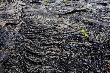 Hawaii, Büyük Ada 'da lav akıntısı