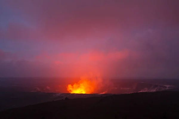 Volcán Activo Kilauea Big Island Hawái —  Fotos de Stock