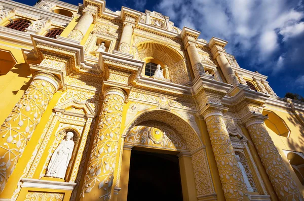 Koloniální Architektura Starověkém Městě Antigua Guatemala Střední Amerika Guatemala — Stock fotografie