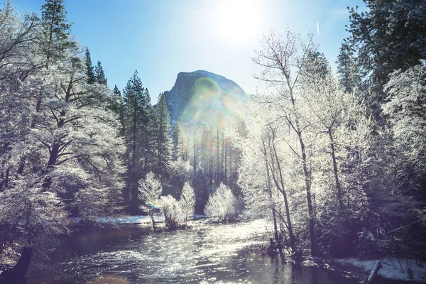 Lindas Paisagens Início Primavera Parque Nacional Yosemite Yosemite Eua — Fotografia de Stock