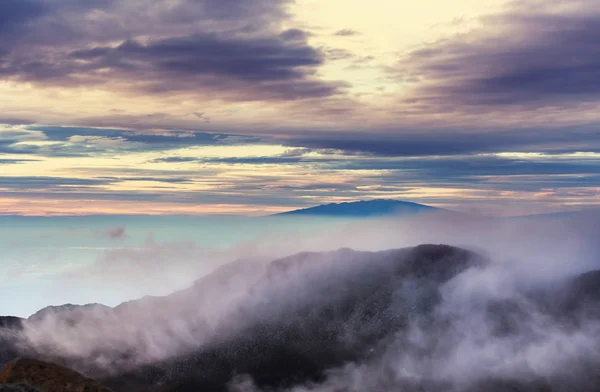 Bella Scena Dell Alba Sul Vulcano Haleakala Isola Maui Hawaii — Foto Stock
