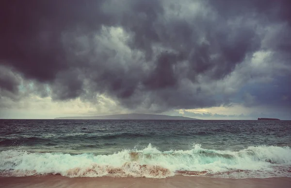 Erstaunliche Hawaiianische Strand Natur Malerische Aussicht — Stockfoto