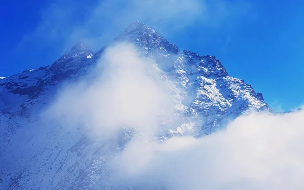 Näkymä Vuorille Kanchenjungan Alue Himalaja Nepal — kuvapankkivalokuva
