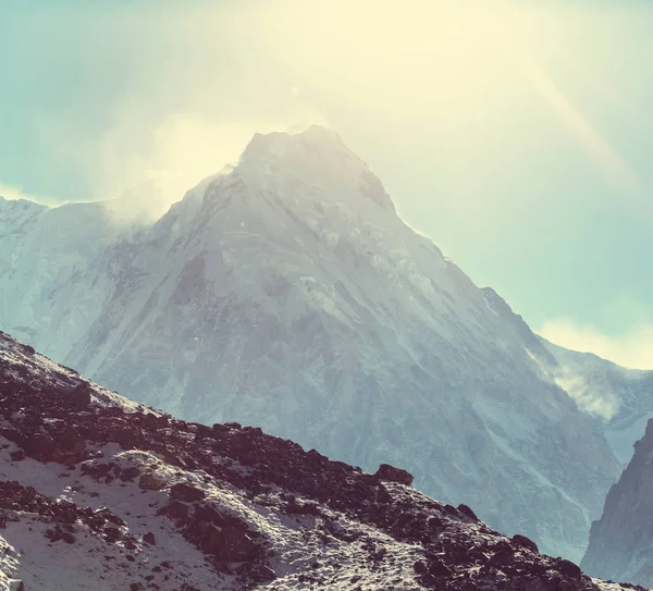 Vista Panoramica Sulle Montagne Regione Kanchenjunga Himalaya Nepal — Foto Stock