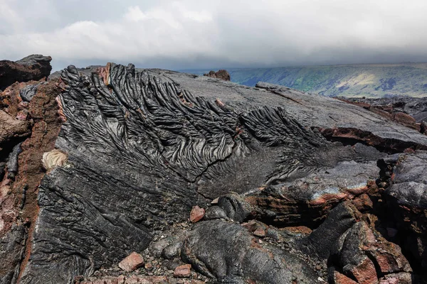 Lavastrom Auf Big Island Hawaii — Stockfoto