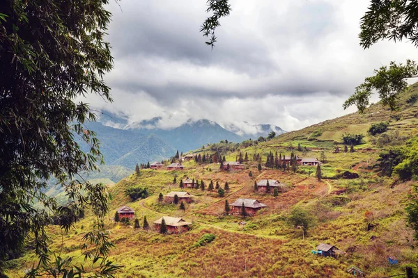 Sapa Obec Vietnamu — Stock fotografie