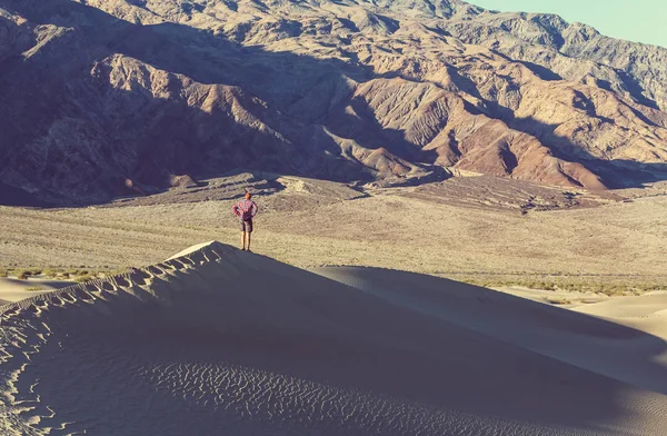 Kum Tepeleri Ölüm Vadisi Milli Parkı Kaliforniya Abd — Stok fotoğraf