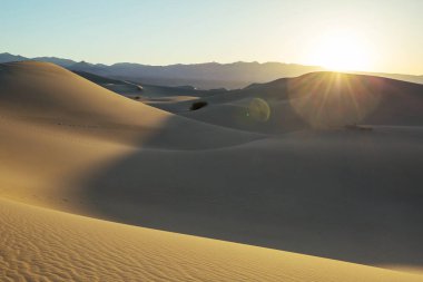 kum tepeleri Ölüm Vadisi Milli Parkı, Kaliforniya, ABD